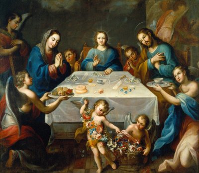 La bendición de la mesa de José de Alcíbar